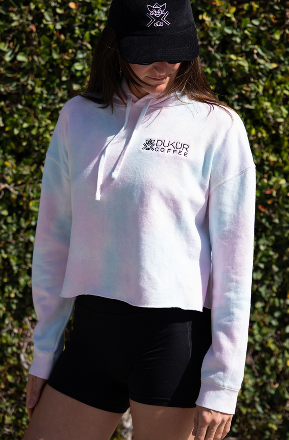 Dukúr Coffee Tie-Dye Crop Top